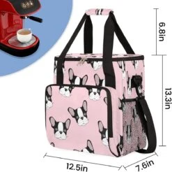 Cfpolar Coffee Maker Carrying Bag Cute Dog Animal Puppy Travel Coffee Machine Bag Carrying Organizer Case Portable Single Serve Coffee Brewer Tote Bag Storage Bag For Camping Picnic -Small Appliance Store 71OjJnhlA1L. AC SL1200