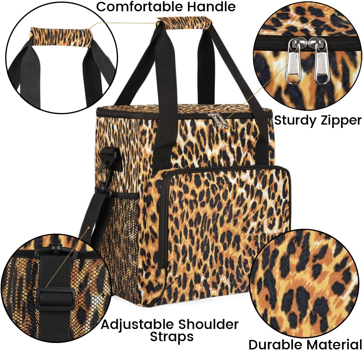 Cfpolar Coffee Maker Carrying Bag Leopard Travel Coffee Machine Bag Carrying Organizer Case Portable Single Serve Coffee Brewer Tote Bag Storage Bag For Camping Picnic 9 Cfpolar Coffee Maker Carrying Bag Leopard Travel Coffee Machine Bag Carrying Organizer Case Portable Single Serve Coffee Brewer Tote Bag Storage Bag For Camping Picnic - Image 7