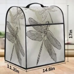 Dragonfly Coffee Machine Dust Cover Beautiful Dragonflies Stand Mixer Dust Cover Stand Mixer Cover Waterproof,Easy To Clean,Multi-Pocket -Small Appliance Store 71PHJRvW PL. AC SL1200