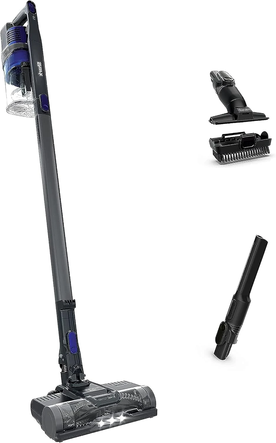 Shark IX141 Pet Cordless Stick Vacuum With XL Dust Cup, LED Headlights, Removable Handheld, Crevice Tool & Pet Multi-Tool, 40min Runtime, Grey/Iris, 7.5 Lbs 3 Shark IX141 Pet Cordless Stick Vacuum With XL Dust Cup, LED Headlights, Removable Handheld, Crevice Tool & Pet Multi-Tool, 40min Runtime, Grey/Iris, 7.5 Lbs