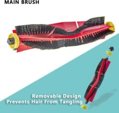 Replacement Kit For Xiaomi Roborock E4 S4 S5 Max S6 MaxV S6 Pure S65 S6 Robot Vacuum Cleaner(Black) -Small Appliance Store 71Pm7oCOAHL. AC SL1500