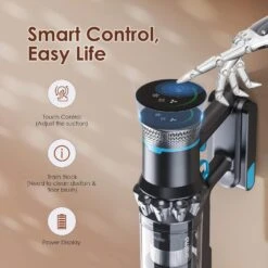 Oraimo Cordless Vacuum Cleaner, 27KPA Stick Vacuum Cleaner, 380W Brushless Motor With Motorized Brush For Pet Hair, Lightweight Cordless Vacuum With Powerful Suction For Carpet, Hardfloor, Sofa, Stair -Small Appliance Store 71QK0NiRtdL. AC SL1500