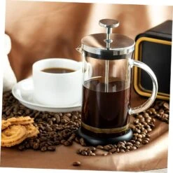 Cabilock Coffee Maker Portable Espresso Maker Coffee Espresso Small Espresso Maker Cappuccino Machine Glass Coffee Press Maker Coffee Lover Gift Coffee Pot For Office Bubbler -Small Appliance Store 71RPt7m NL. AC SL1500