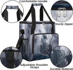 Cfpolar Coffee Maker Carrying Bag Pirate Ship On Stormy Sea Travel Coffee Machine Bag Carrying Organizer Case Portable Single Serve Coffee Brewer Tote Bag Storage Bag For Camping Picnic 16 Cfpolar Coffee Maker Carrying Bag Pirate Ship On Stormy Sea Travel Coffee Machine Bag Carrying Organizer Case Portable Single Serve Coffee Brewer Tote Bag Storage Bag For Camping Picnic -Small Appliance Store 71RTan8FycL. AC SL1200
