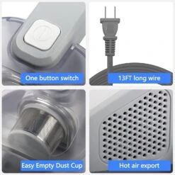 Kovshuiwe Mattress Vacuum Cleaner, UV Handheld Vacuum With 12Kpa Strong Suction And Low Noise, HEPA, Corded Bed Vacuum Cleaner, Cleaning Of Mattresses, Sofas, Pet Hair, Carpets, White 12 Kovshuiwe Mattress Vacuum Cleaner, UV Handheld Vacuum With 12Kpa Strong Suction And Low Noise, HEPA, Corded Bed Vacuum Cleaner, Cleaning Of Mattresses, Sofas, Pet Hair, Carpets, White -Small Appliance Store 71RbqnOjRL. AC SL1500