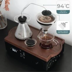 Barisieur Coffee Alarm Clock Coffee Maker- 2 Ounces, Black Walnut -Small Appliance Store 71TM1yQqk7L. AC SL1500