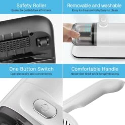 XIEYUZEUS Cordless Bed Vacuum Cleaner With 12KPa Powerful Suction Upgraded Handheld Mattress Vacuum Cleaner For Bed Sheet Pillow Couch 14 XIEYUZEUS Cordless Bed Vacuum Cleaner With 12KPa Powerful Suction Upgraded Handheld Mattress Vacuum Cleaner For Bed Sheet Pillow Couch -Small Appliance Store 71TN 8aDZL. AC SL1500