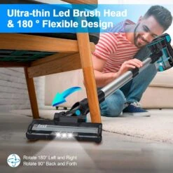 INSE Cordless Vacuum Cleaner, Lightweight Cordless Stick Vacuum With 2200mAh Battery, 6 In1 Versatile Rechargeable Vacuum Up To 45mins Runtime, Quiet Vacuum Cleaner For Hard Floor Pet Hair Home Car 14 INSE Cordless Vacuum Cleaner, Lightweight Cordless Stick Vacuum With 2200mAh Battery, 6 In1 Versatile Rechargeable Vacuum Up To 45mins Runtime, Quiet Vacuum Cleaner For Hard Floor Pet Hair Home Car -Small Appliance Store 71VPpgIEGTL. AC SL1500