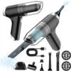 Daakro 2023 New Handheld Vacuum Cordless, 9000PA Suction USB C Rechargeable Mini Vacuum, Dusting, Blowing And Pumping Multifunctional Wet Dry Hand Vacuum Cleaner For Car/Home/Office, Pet Hair - Black -Small Appliance Store 71Vmd7ucIsL. AC SL1500