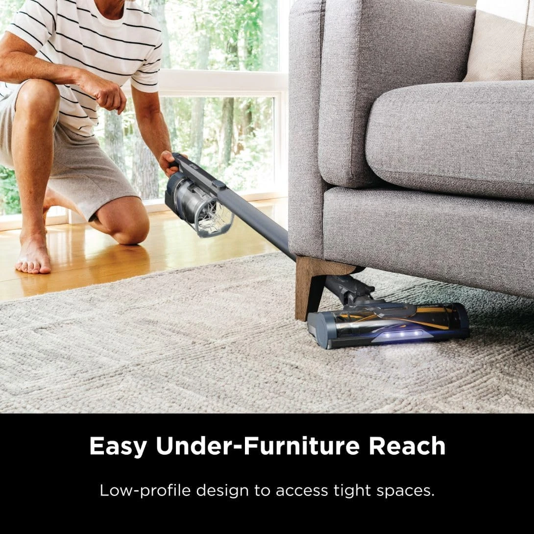 Shark IX141 Pet Cordless Stick Vacuum With XL Dust Cup, LED Headlights, Removable Handheld, Crevice Tool & Pet Multi-Tool, 40min Runtime, Grey/Iris, 7.5 Lbs 6 Shark IX141 Pet Cordless Stick Vacuum With XL Dust Cup, LED Headlights, Removable Handheld, Crevice Tool & Pet Multi-Tool, 40min Runtime, Grey/Iris, 7.5 Lbs - Image 4