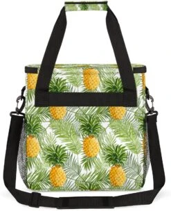 Cfpolar Coffee Maker Carrying Bag Tropical Palm Leaves And Pineapples Travel Coffee Machine Bag Carrying Organizer Case Portable Single Serve Coffee Brewer Tote Bag Storage Bag For Camping Picnic -Small Appliance Store 71XFAuKRdxL. AC SL1200