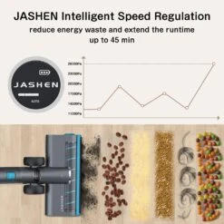 JASHEN V18 Cordless Vacuum Cleaner,Powerful Stick Vacuum With 26Kpa Suction Rechargable Battery For Up To 45 Min Runtime,10 In 1 350W Handheld Vac Perfect For Carpet Hardwood Floor 12 JASHEN V18 Cordless Vacuum Cleaner,Powerful Stick Vacuum With 26Kpa Suction Rechargable Battery For Up To 45 Min Runtime,10 In 1 350W Handheld Vac Perfect For Carpet Hardwood Floor -Small Appliance Store 71XHmLB3pQL. AC SL1500