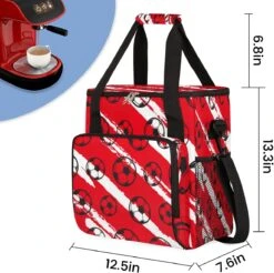 Cfpolar Coffee Maker Carrying Bag Football Soccer Ball Sport Travel Coffee Machine Bag Carrying Organizer Case Portable Single Serve Coffee Brewer Tote Bag Storage Bag For Camping Picnic 12 Cfpolar Coffee Maker Carrying Bag Football Soccer Ball Sport Travel Coffee Machine Bag Carrying Organizer Case Portable Single Serve Coffee Brewer Tote Bag Storage Bag For Camping Picnic -Small Appliance Store 71XO809uZL. AC SL1200