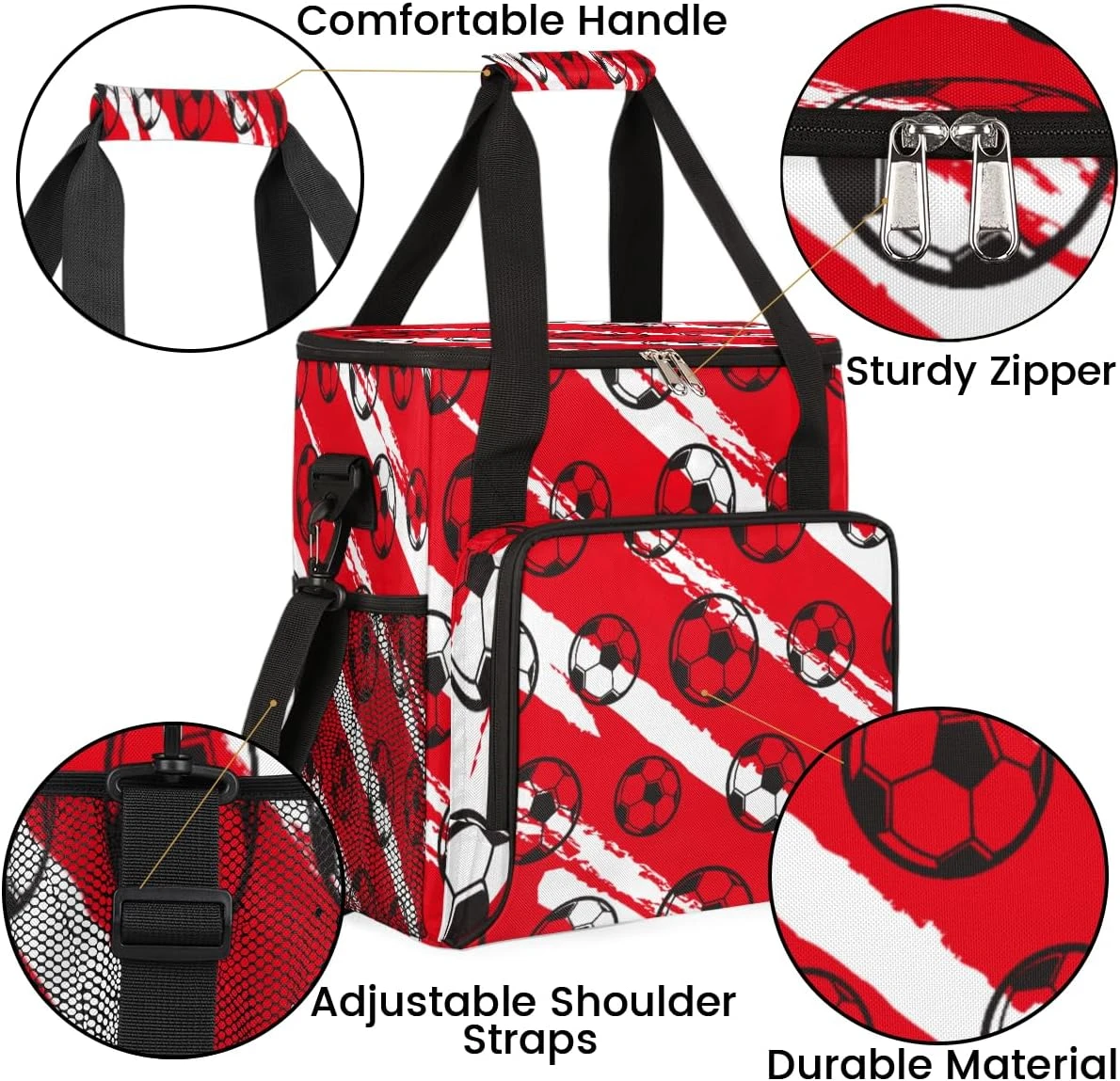 Cfpolar Coffee Maker Carrying Bag Football Soccer Ball Sport Travel Coffee Machine Bag Carrying Organizer Case Portable Single Serve Coffee Brewer Tote Bag Storage Bag For Camping Picnic 9 Cfpolar Coffee Maker Carrying Bag Football Soccer Ball Sport Travel Coffee Machine Bag Carrying Organizer Case Portable Single Serve Coffee Brewer Tote Bag Storage Bag For Camping Picnic - Image 7