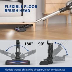 TMA Cordless Vacuum Cleaner,6-in-1 Lightweight Stick Vacuum With Detachable Battery,Powerful Suction Wireless Handheld Vacuum Cleaner 1.3L Dust Cup,4 HEPA Filter&LED Brush For Hard Floor Pet Hair T120 -Small Appliance Store 71ZDPA ntoL. AC SL1500