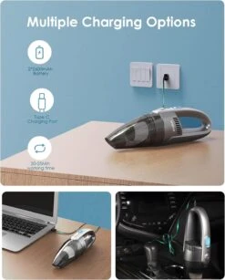 Oraimo Cordless Handheld Vacuum, Hand Held Vacuuming Cordless, Car Vacuum Cleaner Cordless, Effortlessly Clean Every Nook And Cranny, Lightweight, 3.5H Fast-Charging And Portable For Car, Home, Office 16 Oraimo Cordless Handheld Vacuum, Hand Held Vacuuming Cordless, Car Vacuum Cleaner Cordless, Effortlessly Clean Every Nook And Cranny, Lightweight, 3.5H Fast-Charging And Portable For Car, Home, Office -Small Appliance Store 71ZDV6ZEcAL. AC SL1500