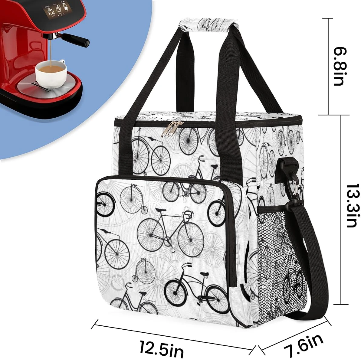 Cfpolar Coffee Maker Carrying Bag Bike Travel Coffee Machine Bag Carrying Organizer Case Portable Single Serve Coffee Brewer Tote Bag Storage Bag For Camping Picnic 5 Cfpolar Coffee Maker Carrying Bag Bike Travel Coffee Machine Bag Carrying Organizer Case Portable Single Serve Coffee Brewer Tote Bag Storage Bag For Camping Picnic - Image 3