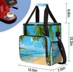 Cfpolar Coffee Maker Carrying Bag Beach Sandy Palm Tree Travel Coffee Machine Bag Carrying Organizer Case Portable Single Serve Coffee Brewer Tote Bag Storage Bag For Camping Picnic 12 Cfpolar Coffee Maker Carrying Bag Beach Sandy Palm Tree Travel Coffee Machine Bag Carrying Organizer Case Portable Single Serve Coffee Brewer Tote Bag Storage Bag For Camping Picnic -Small Appliance Store 71Zbi6fN9FL. AC SL1200