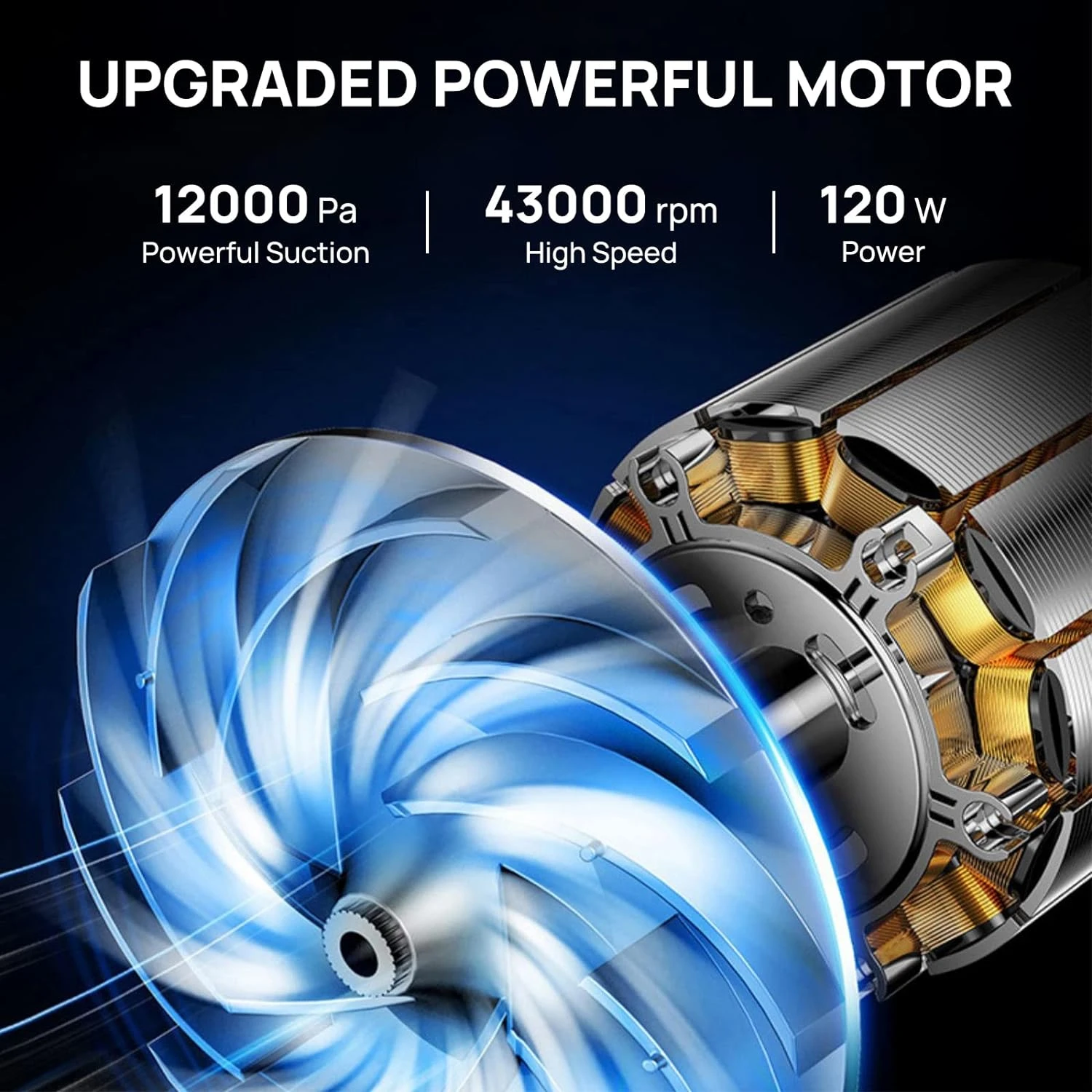 IPettie Cordless Pet Hair Vacuum 12000 PA Powerful Suction With LED Light, 4 Different Nozzles, Cat Hair Or Dog Hair Vacuum For Shedding, Portable Handheld Vacuum For Pet Hair 4 IPettie Cordless Pet Hair Vacuum 12000 PA Powerful Suction With LED Light, 4 Different Nozzles, Cat Hair Or Dog Hair Vacuum For Shedding, Portable Handheld Vacuum For Pet Hair - Image 2