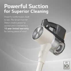 LG CordZero All In One Cordless Vacuum Cleaner W/Auto Empty, Lightweight Stick Vac For Carpet And Hard Floors, Up To 120 Minutes Run Time, Power Mop, Sand Beige (A939KBGS) -Small Appliance Store 71ZzU85SXNL. AC SL1500