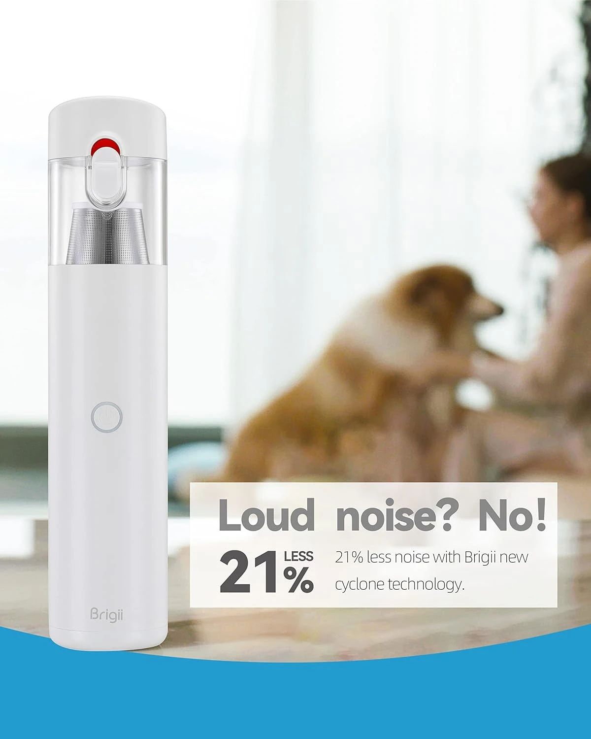 Brigii 3-in-1 Handheld Vacuum Cleaner, Cordless Car Vacuum With Powerful Suction, Hand Vacuum & Air Duster & Hand Pump, Mini Vacuum For Crevices, Keyboard Cleaner; 12V-M1 White 9 Brigii 3-in-1 Handheld Vacuum Cleaner, Cordless Car Vacuum With Powerful Suction, Hand Vacuum & Air Duster & Hand Pump, Mini Vacuum For Crevices, Keyboard Cleaner; 12V-M1 White - Image 7