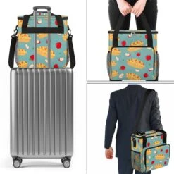 Cfpolar Coffee Maker Carrying Bag Red Apples Pies Travel Coffee Machine Bag Carrying Organizer Case Portable Single Serve Coffee Brewer Tote Bag Storage Bag For Camping Picnic -Small Appliance Store 71aHAAuDKiL. AC SL1200