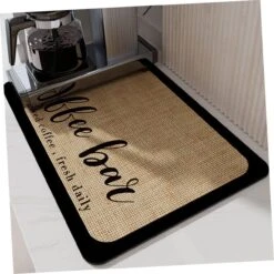 KJHBV Whiskey Accessories Espresso Shot Drip Coffee Maker Coffee Placemats Coffee Machine Mat Coffee Bar Table Home Supply Table Mat Replaceable Coffee Maker Mat Bar Mat Cafe Coffee Pad -Small Appliance Store 71b92697hAL. AC SL1262