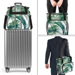 Cfpolar Coffee Maker Carrying Bag Green Leaves Palm Travel Coffee Machine Bag Carrying Organizer Case Portable Single Serve Coffee Brewer Tote Bag Storage Bag For Camping Picnic 17 Cfpolar Coffee Maker Carrying Bag Green Leaves Palm Travel Coffee Machine Bag Carrying Organizer Case Portable Single Serve Coffee Brewer Tote Bag Storage Bag For Camping Picnic -Small Appliance Store 71bTJxZpWaL. AC SL1200