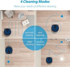 NGTeco Robot Vacuum Cleaner 2500Pa Suction Self-Charging Robotic Vacuums Works In Wi-Fi Connection, Voice Control, Good For Pet Hair, Carpet And Hard Floors -Small Appliance Store 71bZ3EtRhtL. AC SL1500