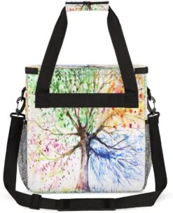 Cfpolar Coffee Maker Carrying Bag Four Season Tree Watercolors Travel Coffee Machine Bag Carrying Organizer Case Portable Single Serve Coffee Brewer Tote Bag Storage Bag For Camping Picnic 15 Cfpolar Coffee Maker Carrying Bag Four Season Tree Watercolors Travel Coffee Machine Bag Carrying Organizer Case Portable Single Serve Coffee Brewer Tote Bag Storage Bag For Camping Picnic -Small Appliance Store 71c6Ew2uftL. AC SL1200