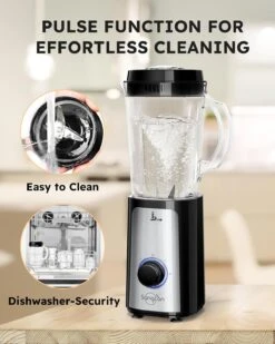 Sangcon 5 In 1 Blender And Food Processor Combo For Kitchen, Small Electric Food Chopper For Meat And Vegetable, 350W High Speed Blenders With 2 Speeds And Pulse For Smoothies And Shakes -Small Appliance Store 71e9Fx9NzUL. AC SL1500