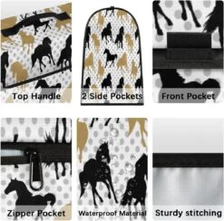 Bardic Horse Seamless Pattern Coffee Machine Dust Cover Animal Horses Stand Mixer Dust Cover Stand Mixer Cover Waterproof,Easy To Clean,Multi-Pocket -Small Appliance Store 71ecTVYZ dL. AC SL1200