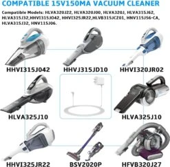 RO6G 15V 90627870 Vacuum Charger For Black & Decker Hand Vacuum Power Charger Supply HNV115J13 HFVB315J22 HHVI320JR02 HHVI315JO42 Replacement 90629039 Handheld Vacuum Spillbuster Power Adapter Cord -Small Appliance Store 71f9axmvYhL. AC SL1500