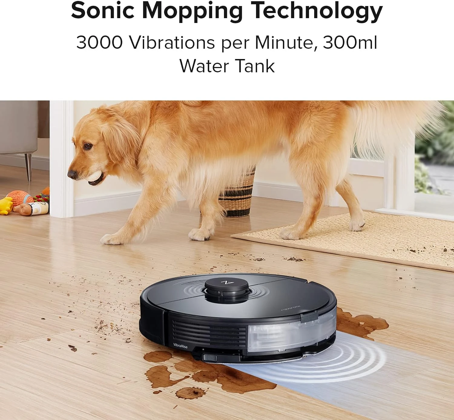 Roborock S7 Robot Vacuum And Mop Combo, 2500PA Suction & Sonic Mopping, Robotic Vacuum Cleaner With Multi-Level Mapping, Mop Floors And Vacuum Carpets In One Clean, Perfect For Pet Hair 4 Roborock S7 Robot Vacuum And Mop Combo, 2500PA Suction & Sonic Mopping, Robotic Vacuum Cleaner With Multi-Level Mapping, Mop Floors And Vacuum Carpets In One Clean, Perfect For Pet Hair - Image 2
