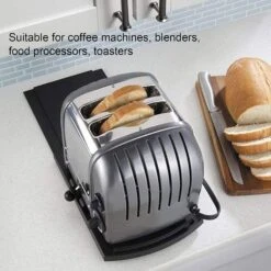 Sliding Coffee Maker Tray Mat Countertop Coffee Machine Appliance Moving Holder Black Durable And Safe -Small Appliance Store 71jIexAAyaL. AC SL1500 1