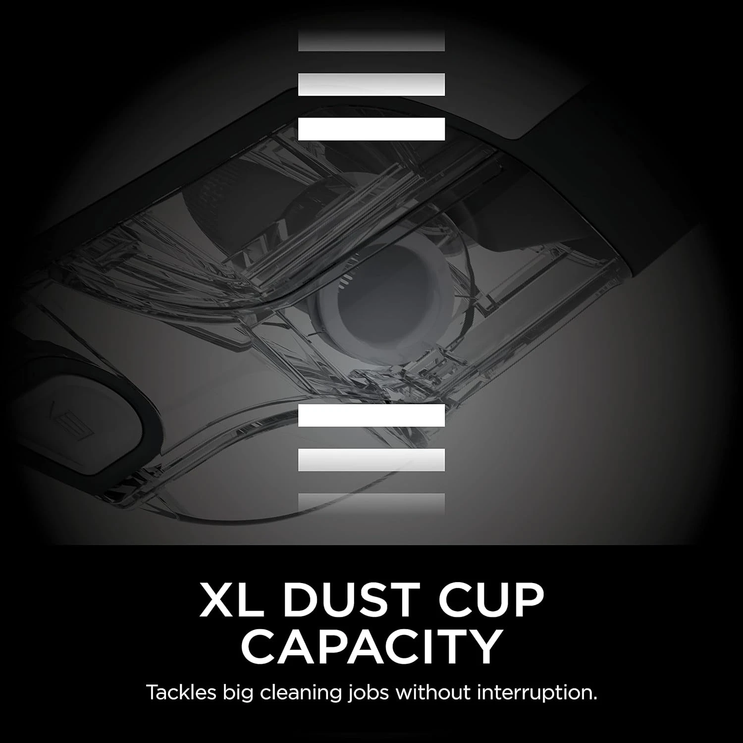 Shark CH963AMZ 2-in-1 Cordless & Handheld Vacuum Ultracyclone System, Ultra-Lightweight And Portable For Car And Home, Washable Filter, XL Dust Cup, Crevice Tool & Scrubbing Brush, White 12 Shark CH963AMZ 2-in-1 Cordless & Handheld Vacuum Ultracyclone System, Ultra-Lightweight And Portable For Car And Home, Washable Filter, XL Dust Cup, Crevice Tool & Scrubbing Brush, White - Image 10