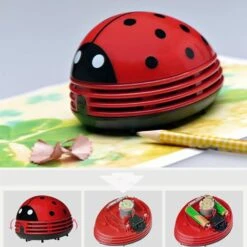 Fdit Mini Desktop Vacuum Cleaner Portable Beetle Vacuum Paper Handheld Ladybug Sweeper Crumb Ladybird For Cartoon Red Ladybird Scraper 13 Fdit Mini Desktop Vacuum Cleaner Portable Beetle Vacuum Paper Handheld Ladybug Sweeper Crumb Ladybird For Cartoon Red Ladybird Scraper -Small Appliance Store 71kHA4UsysL. AC SL1500