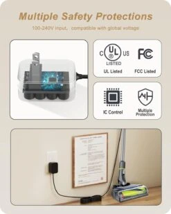 Charger For Bissell PowerGlide Pet Slim Cordless Stick Vacuum 3080 2903 2900 2900A 29037 2903 3274 32748 Replacement Bissell 1625010 Charger AC Adapter 12 Charger For Bissell PowerGlide Pet Slim Cordless Stick Vacuum 3080 2903 2900 2900A 29037 2903 3274 32748 Replacement Bissell 1625010 Charger AC Adapter -Small Appliance Store 71lKS5cgx3L. AC SL1500