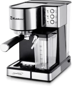 Koblenz Espresso Machine With Steamer And Milk Frother Tank, 15 Bar Pump, Espresso, Cappuccino, And Latte Maker, Espresso Machine For Home And Barista, Easy To Use, 1350 W, CKM-1350 IN 11 Koblenz Espresso Machine With Steamer And Milk Frother Tank, 15 Bar Pump, Espresso, Cappuccino, And Latte Maker, Espresso Machine For Home And Barista, Easy To Use, 1350 W, CKM-1350 IN -Small Appliance Store 71lgsCQ0 3L. AC SL1500
