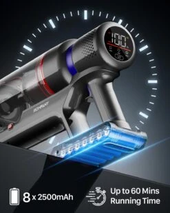 Cordless Vacuum Cleaner, 500W/40Kpa Stick Vacuum Cleaner With Touch Screen, Max 60 Mins Runtime, Anti-Tangle Vacuum Cleaner For Home, 2023 Latest Motor, Wireless Vacuum For Pet Hair/Carpet/Hard Floor -Small Appliance Store 71m3CzxGwvL. AC SL1500