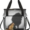 Cfpolar Coffee Maker Carrying Bag Cat Lion Shadow Travel Coffee Machine Bag Carrying Organizer Case Portable Single Serve Coffee Brewer Tote Bag Storage Bag For Camping Picnic -Small Appliance Store 71mUnMYH dL. AC SL1200