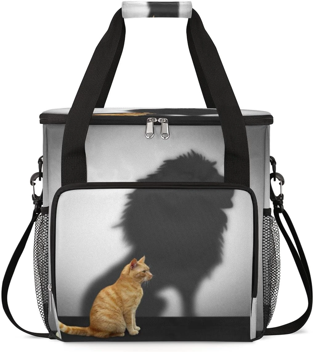 Cfpolar Coffee Maker Carrying Bag Cat Lion Shadow Travel Coffee Machine Bag Carrying Organizer Case Portable Single Serve Coffee Brewer Tote Bag Storage Bag For Camping Picnic 3 Cfpolar Coffee Maker Carrying Bag Cat Lion Shadow Travel Coffee Machine Bag Carrying Organizer Case Portable Single Serve Coffee Brewer Tote Bag Storage Bag For Camping Picnic