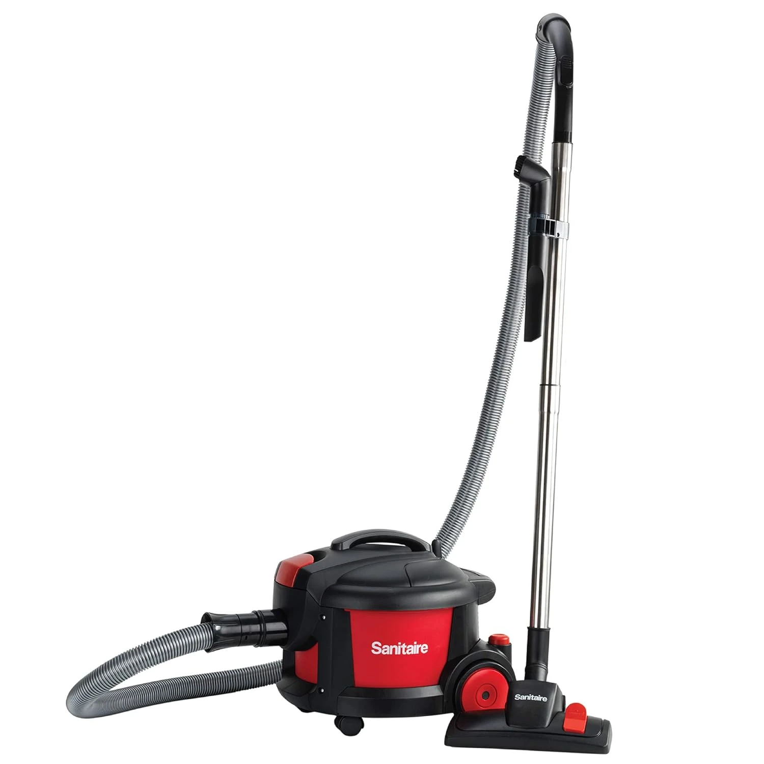 Sanitaire SC3700A Quiet Clean Canister Vacuum, Red/Black, 9.0 Amp, 11" Cleaning Path 3 Sanitaire SC3700A Quiet Clean Canister Vacuum, Red/Black, 9.0 Amp, 11" Cleaning Path