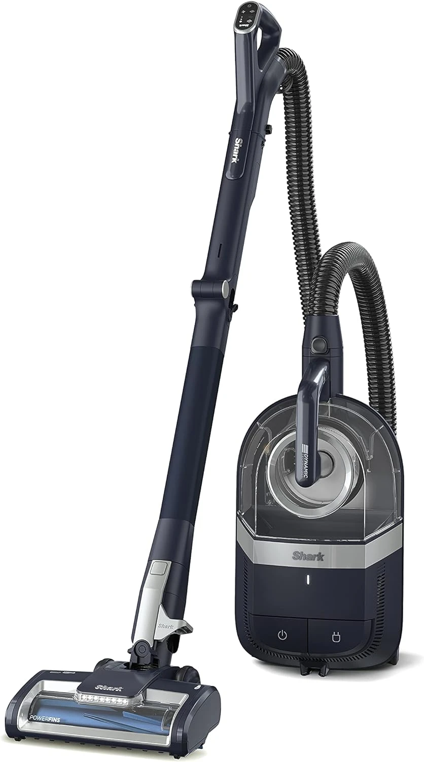 Shark CZ351 Pet Canister Vacuum, Bagless, Corded With Self-Cleaning Brushroll & PowerFins, Navy & Silver 3 Shark CZ351 Pet Canister Vacuum, Bagless, Corded With Self-Cleaning Brushroll & PowerFins, Navy & Silver