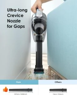 Oraimo Cordless Handheld Vacuum, Hand Held Vacuuming Cordless, Car Vacuum Cleaner Cordless, Effortlessly Clean Every Nook And Cranny, Lightweight, 3.5H Fast-Charging And Portable For Car, Home, Office 12 Oraimo Cordless Handheld Vacuum, Hand Held Vacuuming Cordless, Car Vacuum Cleaner Cordless, Effortlessly Clean Every Nook And Cranny, Lightweight, 3.5H Fast-Charging And Portable For Car, Home, Office -Small Appliance Store 71opRm81vIL. AC SL1500