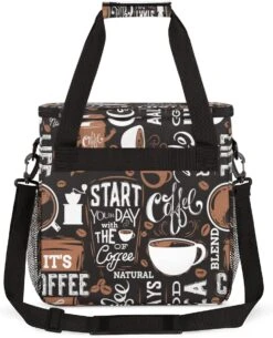 Cfpolar Grey Start Your Day With Coffee Coffee Maker Carrying Bag, Waterproof Coffee Maker Travel Storage Bag, Portable Coffee Machine Tote Bag Case With Shoulder Strap For Single Serve Coffee Maker 14 Cfpolar Grey Start Your Day With Coffee Coffee Maker Carrying Bag, Waterproof Coffee Maker Travel Storage Bag, Portable Coffee Machine Tote Bag Case With Shoulder Strap For Single Serve Coffee Maker -Small Appliance Store 71pH6sNYlDL. AC SL1200
