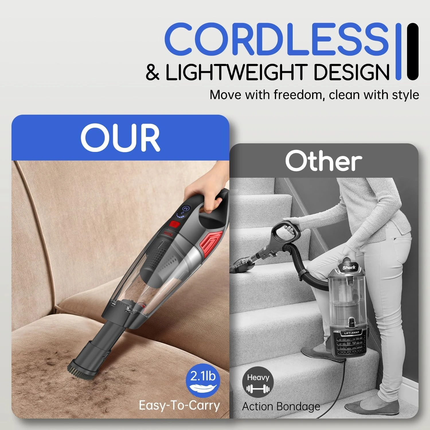 BSRCO Handheld Vacuum Cordless Rechargeable Car Vacuum 9000PA, Lightweight Portable Hand Vacuum, Hand Held Vacuum With 500ML Dustbin, Dust Busters Cordless Rechargeable Mini Vacuum For Car/Home 9 BSRCO Handheld Vacuum Cordless Rechargeable Car Vacuum 9000PA, Lightweight Portable Hand Vacuum, Hand Held Vacuum With 500ML Dustbin, Dust Busters Cordless Rechargeable Mini Vacuum For Car/Home - Image 7