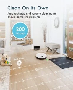 Yeedi Vac Station Robot Vacuum And Mop - Self Emptying 3-in-1 Cleaner,200-Min Runtime,3000Pa Suction, Smart Mapping, Carpet Detection, Alexa Compatible, Wi-Fi Connected -Small Appliance Store 71qU7FbYUkL. AC SL1500