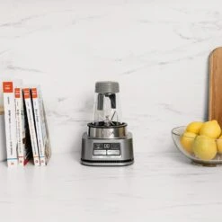 Ninja SS101 Foodi Smoothie Maker & Nutrient Extractor* 1200 WP, 6 Functions Smoothies, Extractions*, Spreads, SmartTORQUE, 14-oz. Smoothie Maker, (2) To-Go Cups & Lids, Silver -Small Appliance Store 71qiquFzOBS. AC SL1500