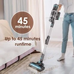 Oraimo Cordless Vacuum Cleaner, 27KPA Stick Vacuum Cleaner, 380W Brushless Motor With Motorized Brush For Pet Hair, Lightweight Cordless Vacuum With Powerful Suction For Carpet, Hardfloor, Sofa, Stair -Small Appliance Store 71rDKmShUIL. AC SL1500